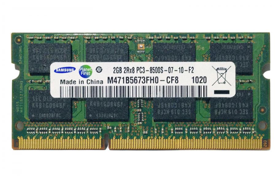  Samsung DDR3, 2 Gb, 1066 MHz  