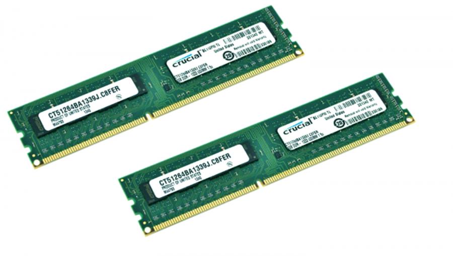   Crusial DDR3, 8 Gb (24 Gb)  1333 MHz, 